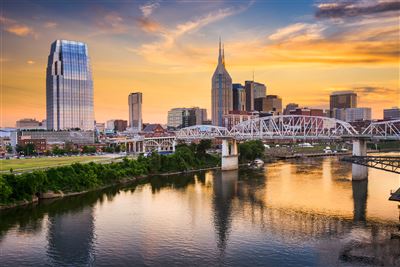 Nashville Stadtsilhouette
